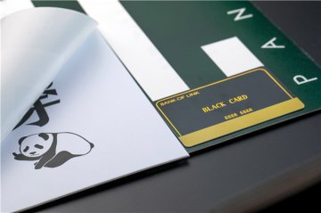 逆向磨砂，雙層雙面印刷厚紙卡1